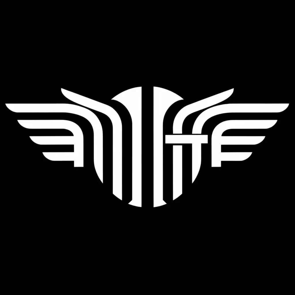 a logo design,with the text "MFF", main symbol:titan,Moderate,clear background