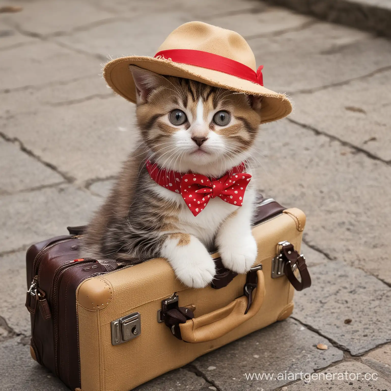 Playful-Kitten-Tourist-Exploring