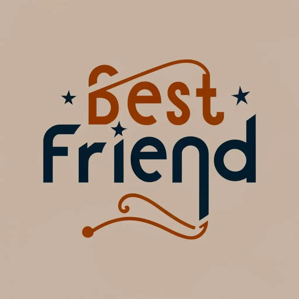 logo, Best friend, with the text "Best friend", typography, be used in Legal industry