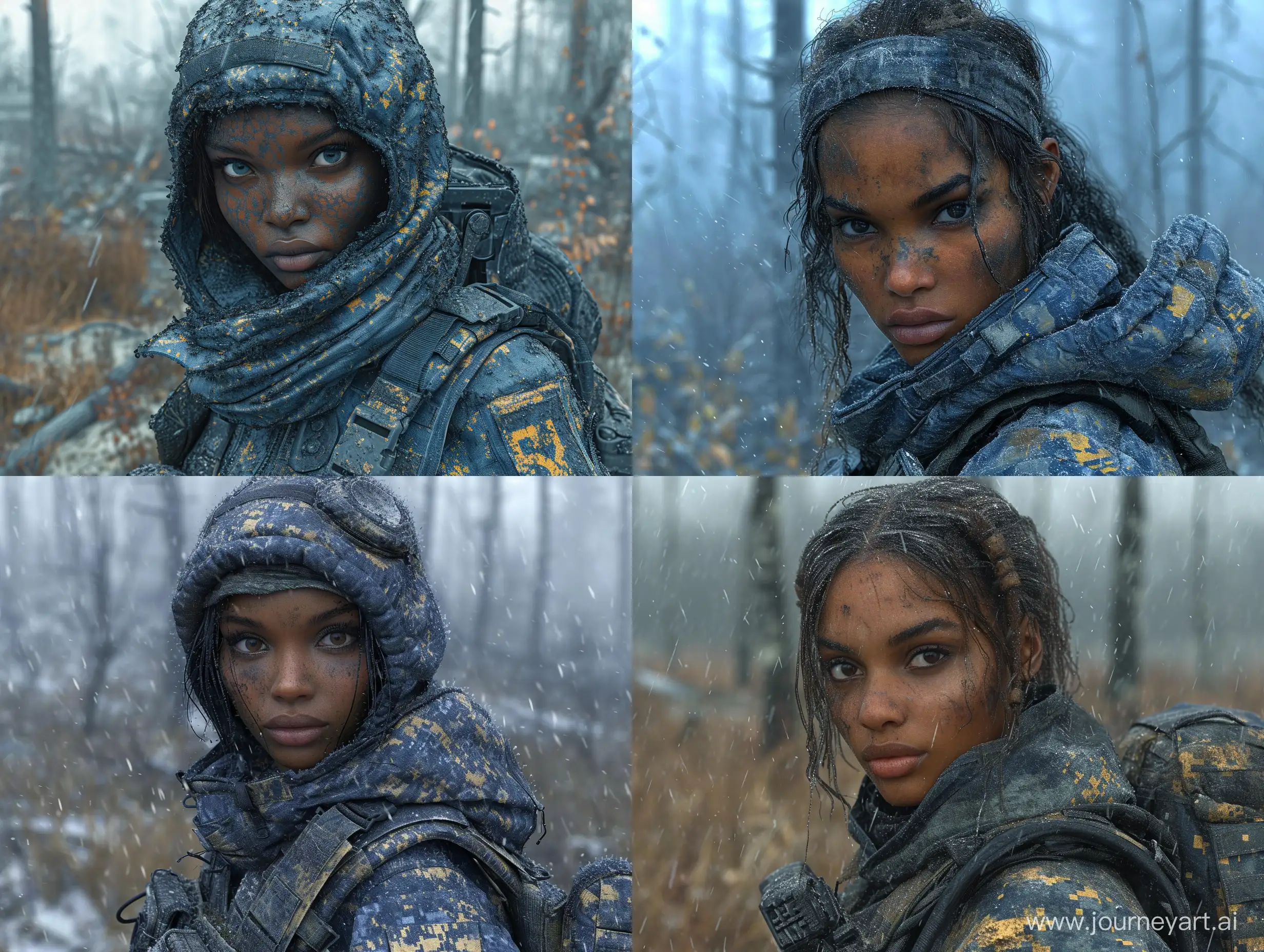 Stunning-Mulatto-Female-Mercenary-in-STALKER-Video-Game