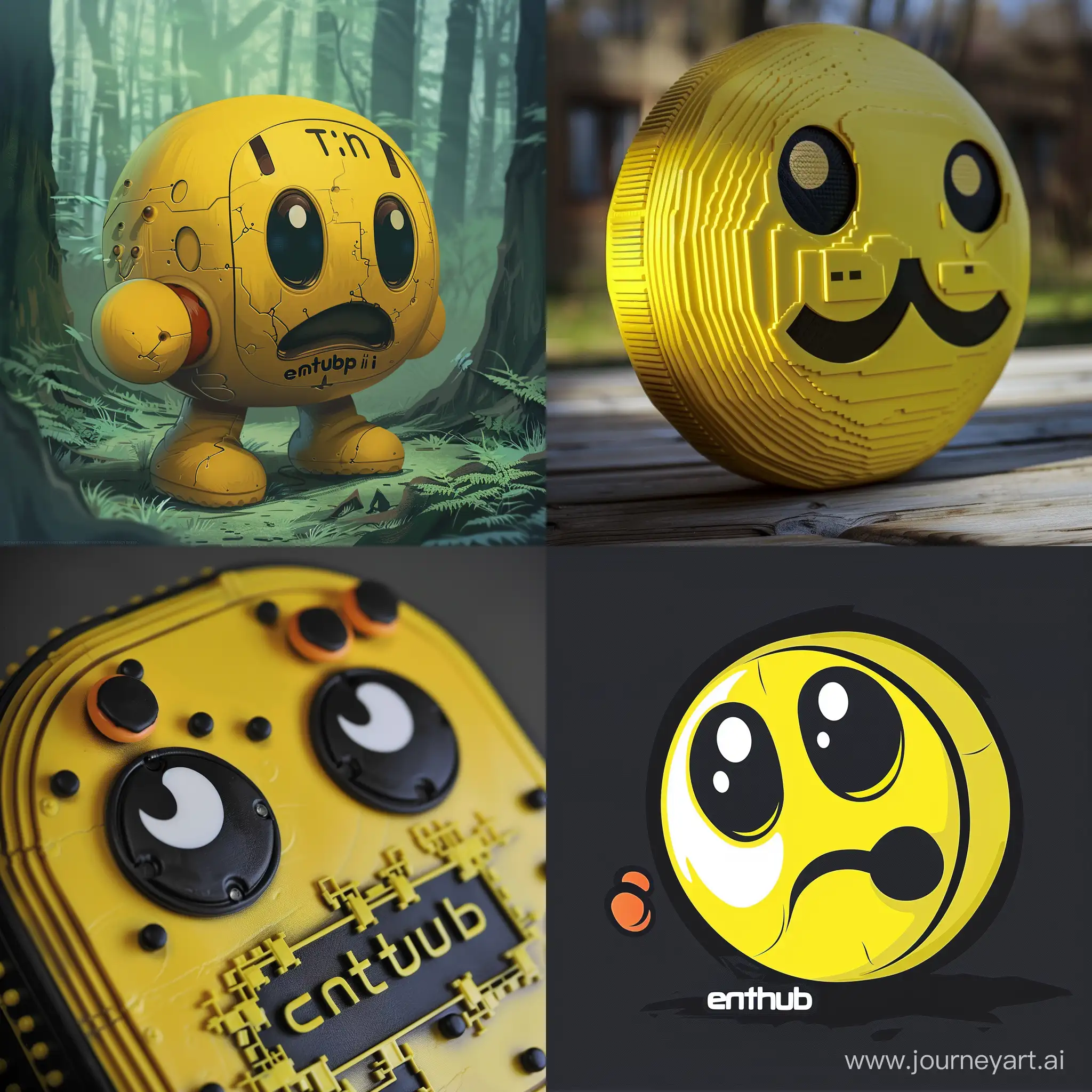 Pacman-Arcade-Game-with-Custom-Inscription-enthubit