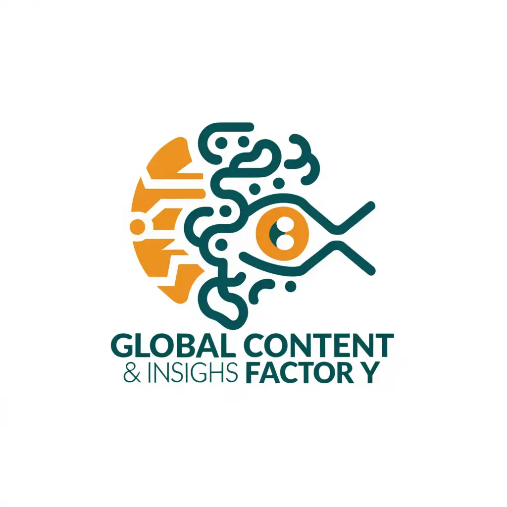 a logo design,with the text "Global Content & Insights Factory", main symbol:Content analytics,Moderate,be used in Medical Dental industry,clear background