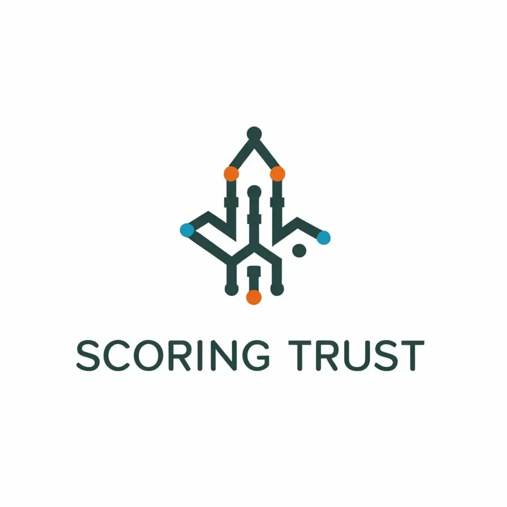 a logo design,with the text "Scoring Trust", main symbol:IT,Moderate,clear background