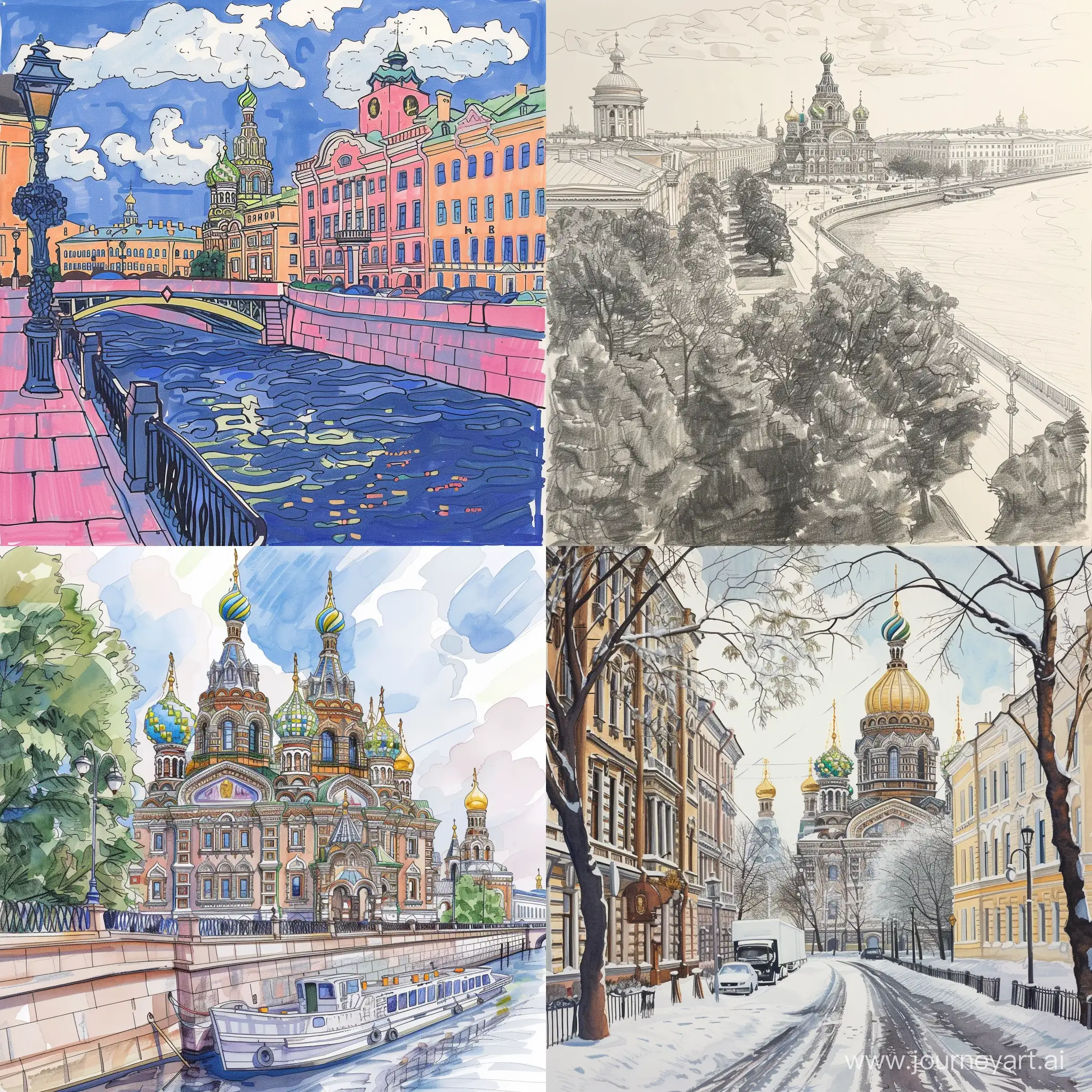 Saint-Petersburg-Cityscape-Commission-Art-Authentic-Depiction-for-100000-Rubles
