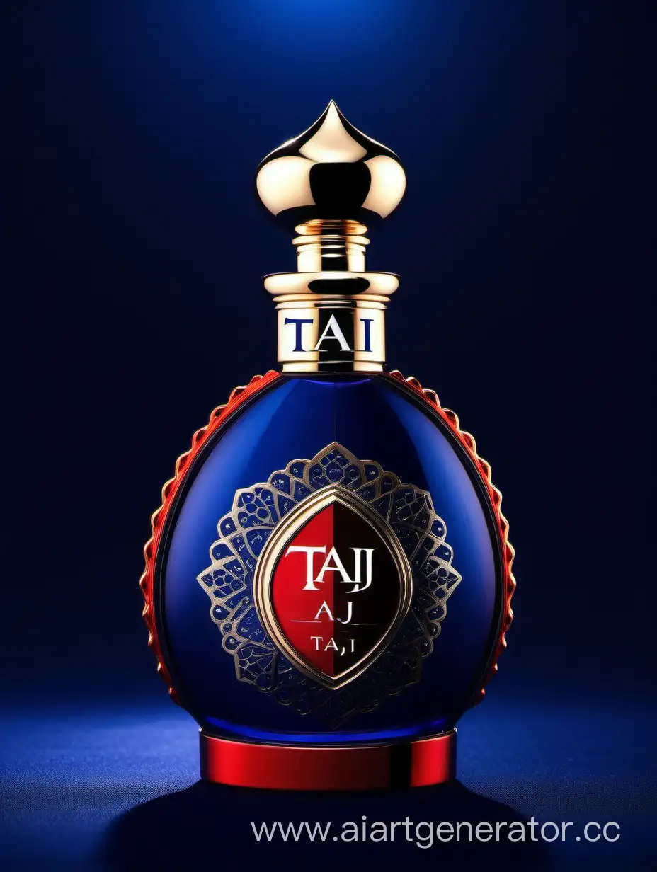 Luxurious-Dark-Blue-and-Red-Double-Layer-Perfume-with-Zamac-Cap