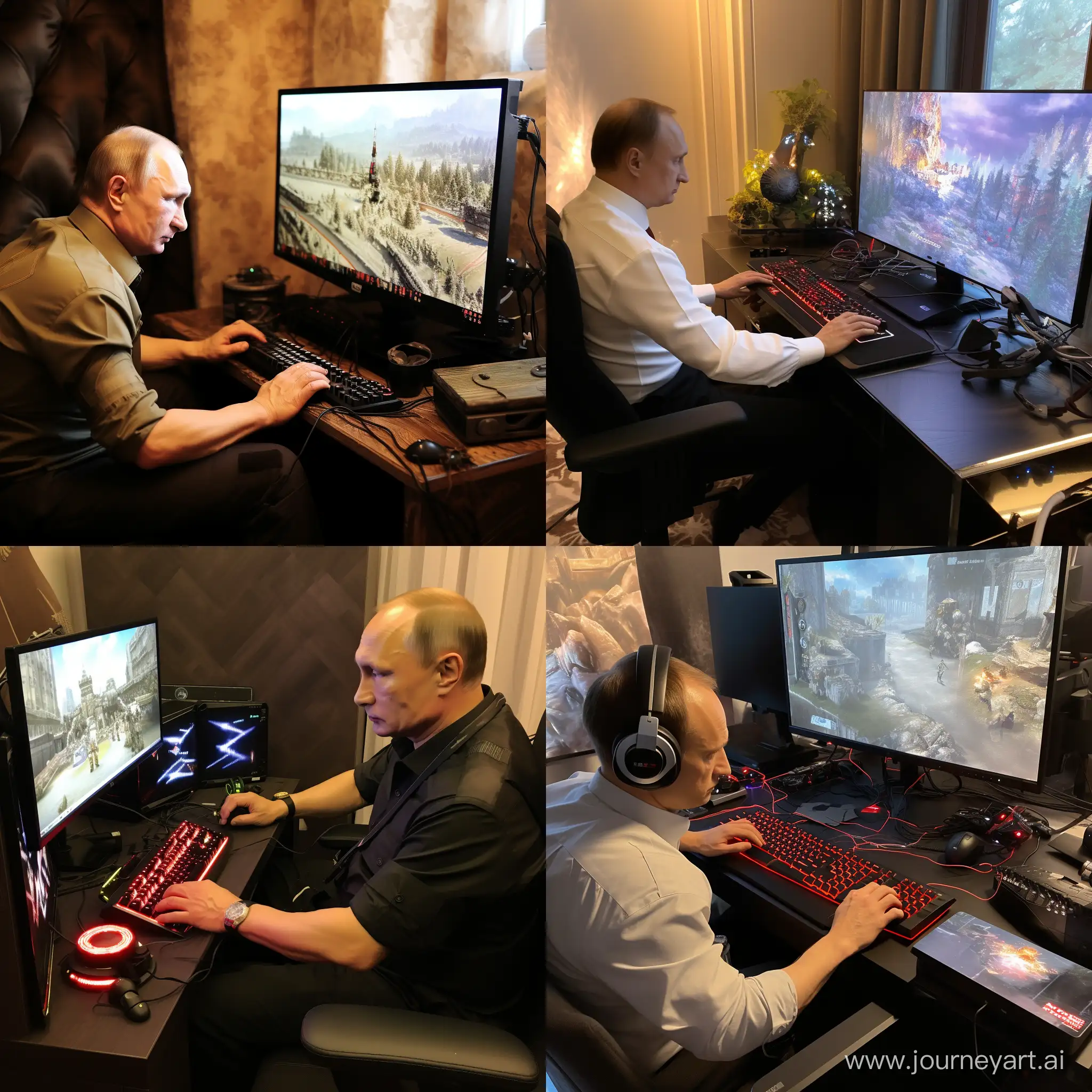 Vladimir-Putin-Enjoying-PC-Gaming-Session-in-11-Aspect-Ratio