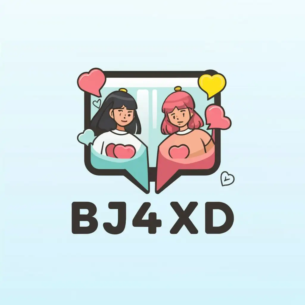 LOGO-Design-For-bj4xd-Empowering-Connections-with-Girls-Chat-Rooms