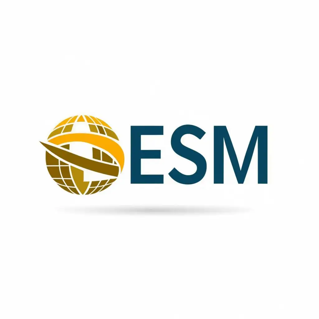 logo, Information system, with the text "SI-ESM", typography, be used in Technology industry