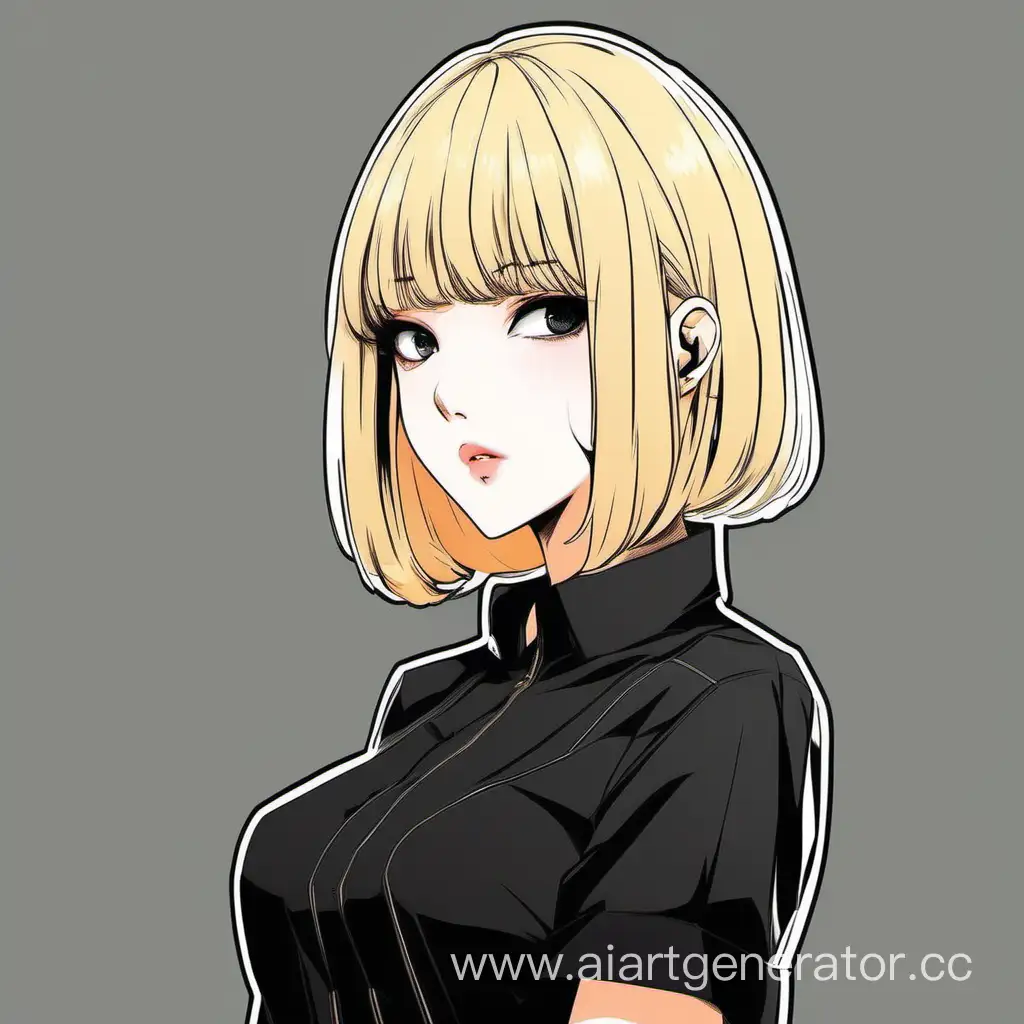 Blonde-Girl-in-Stylish-Anime-Fashion-with-Bob-Haircut