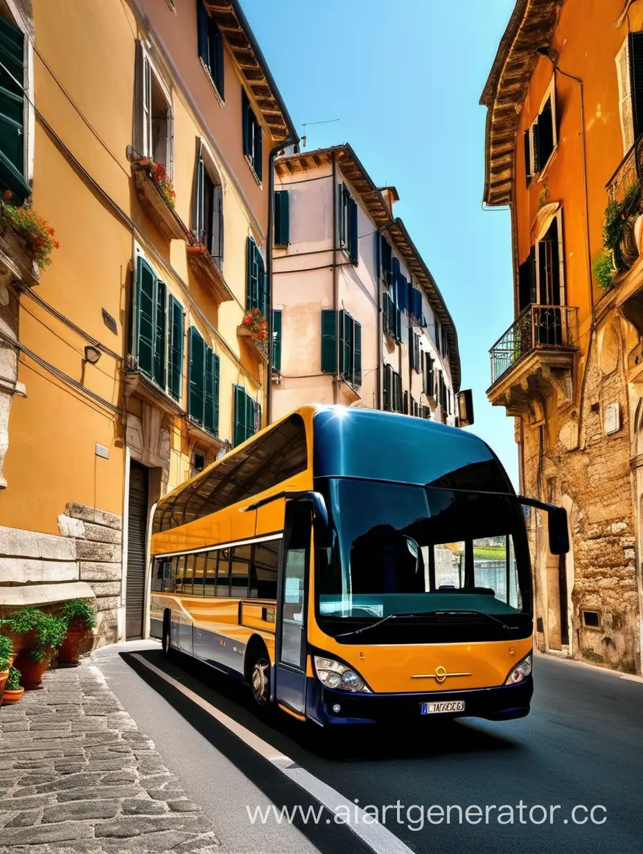 Comfortable-Bus-Travel-in-Picturesque-Italy