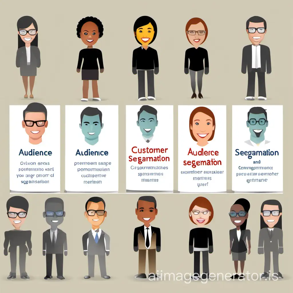 Audience segmentation and customer portrait