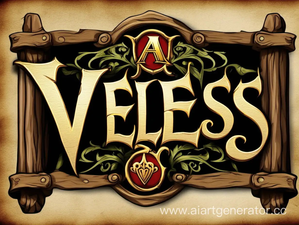 Medieval-Fantasy-Bar-Sign-Veles-Tavern-with-Elaborate-Emblem