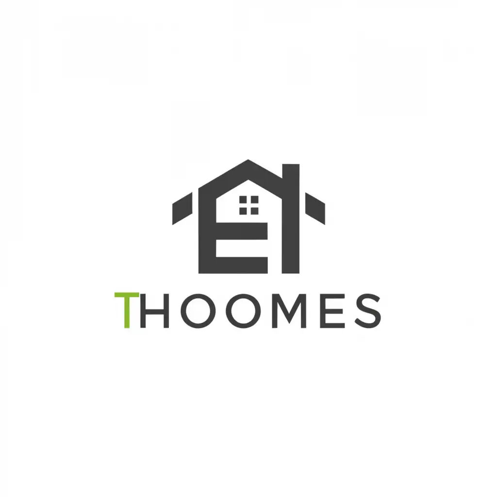 a logo design,with the text "CT Homes", main symbol:home,Minimalistic,be used in Real Estate industry,clear background