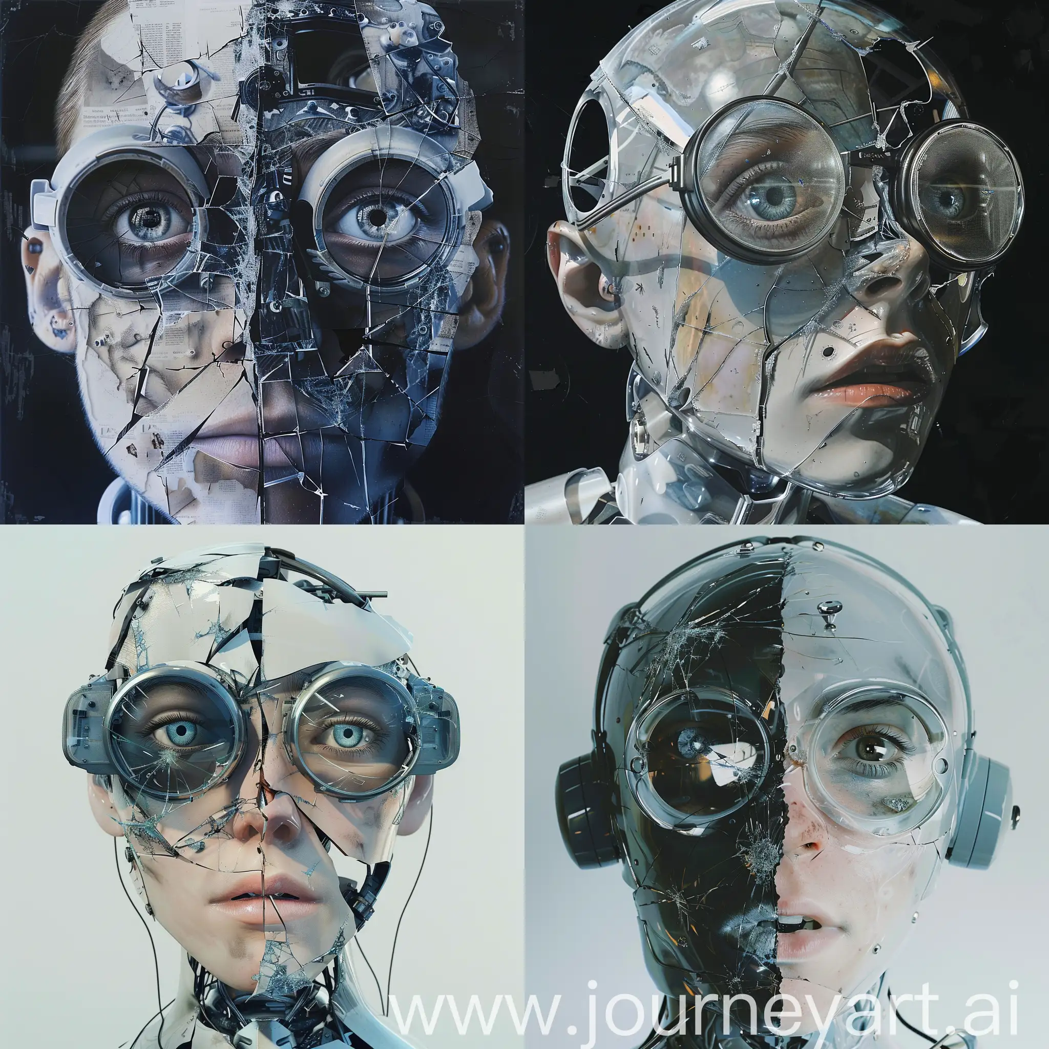 Detailed-Hyperrealistic-Collage-Portrait-of-a-Broken-Robot-with-Glass-Details