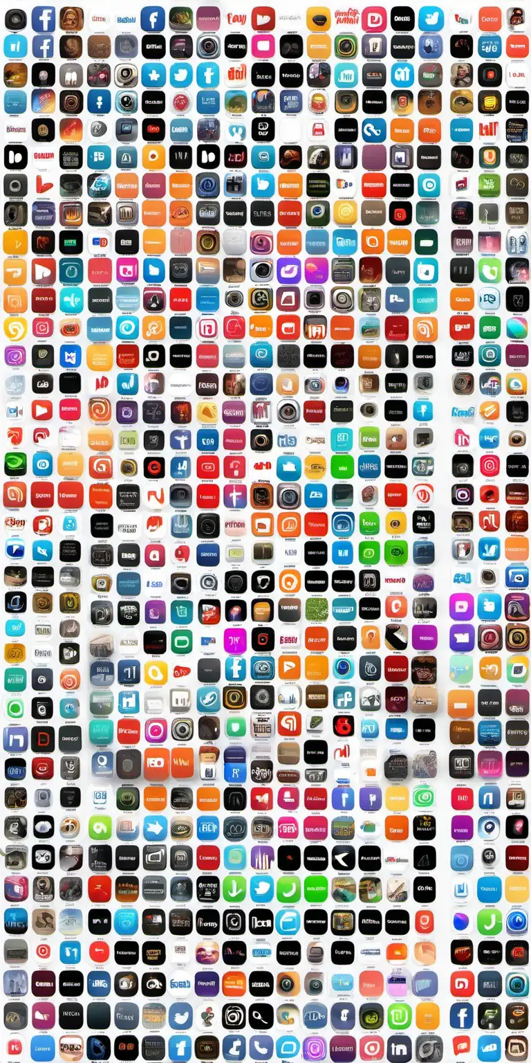 create me a picture of all these platforms logo's, youtube, linkedin, spotify, instagram, apple podcast and tiktok,