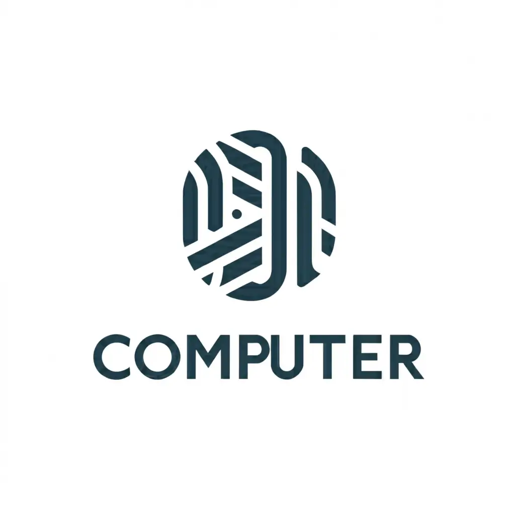 a logo design,with the text "Computer", main symbol:Circle,Moderate,be used in Technology industry,clear background
