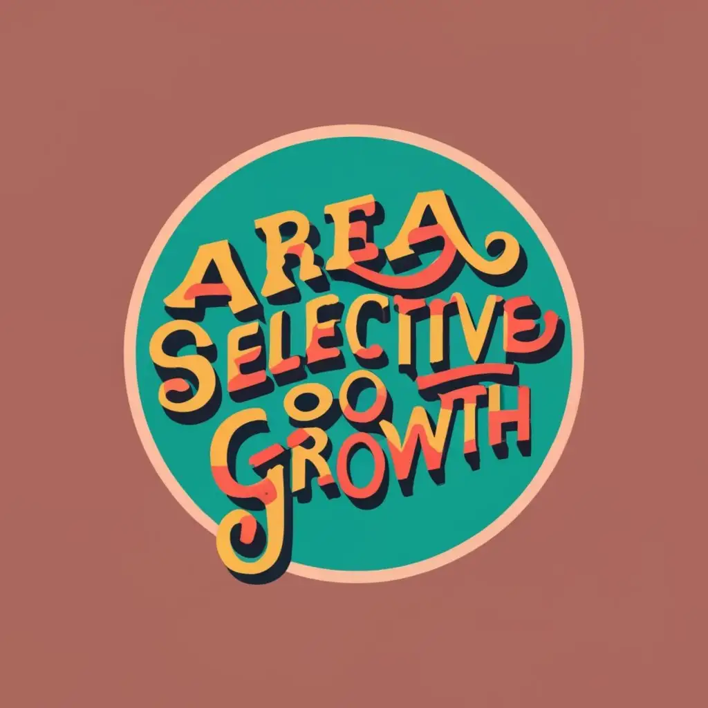 the text needs to be "area selective growth" and the background in white