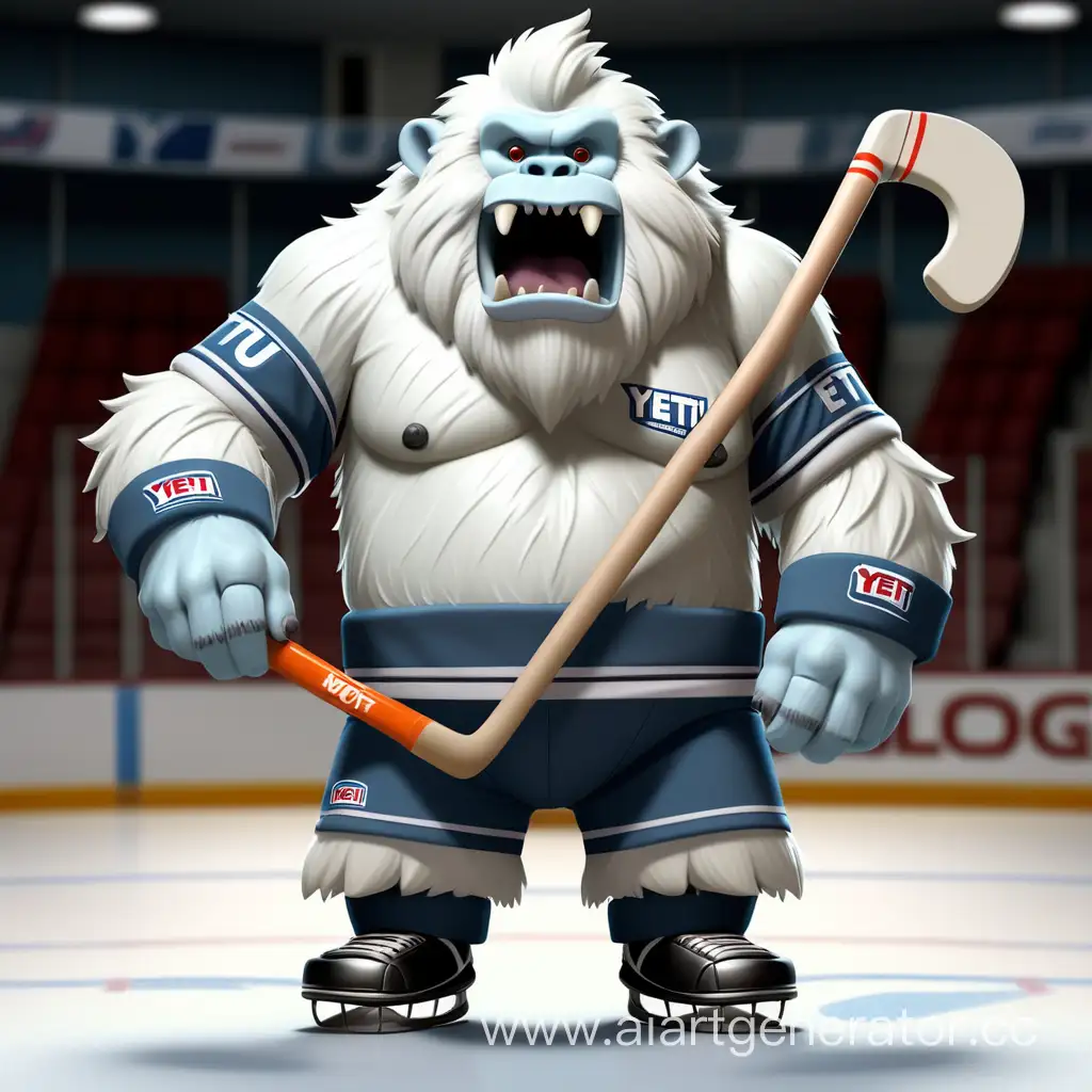 Hockey-Yeti-with-Yogurt-Playful-Creature-Ready-for-a-Match