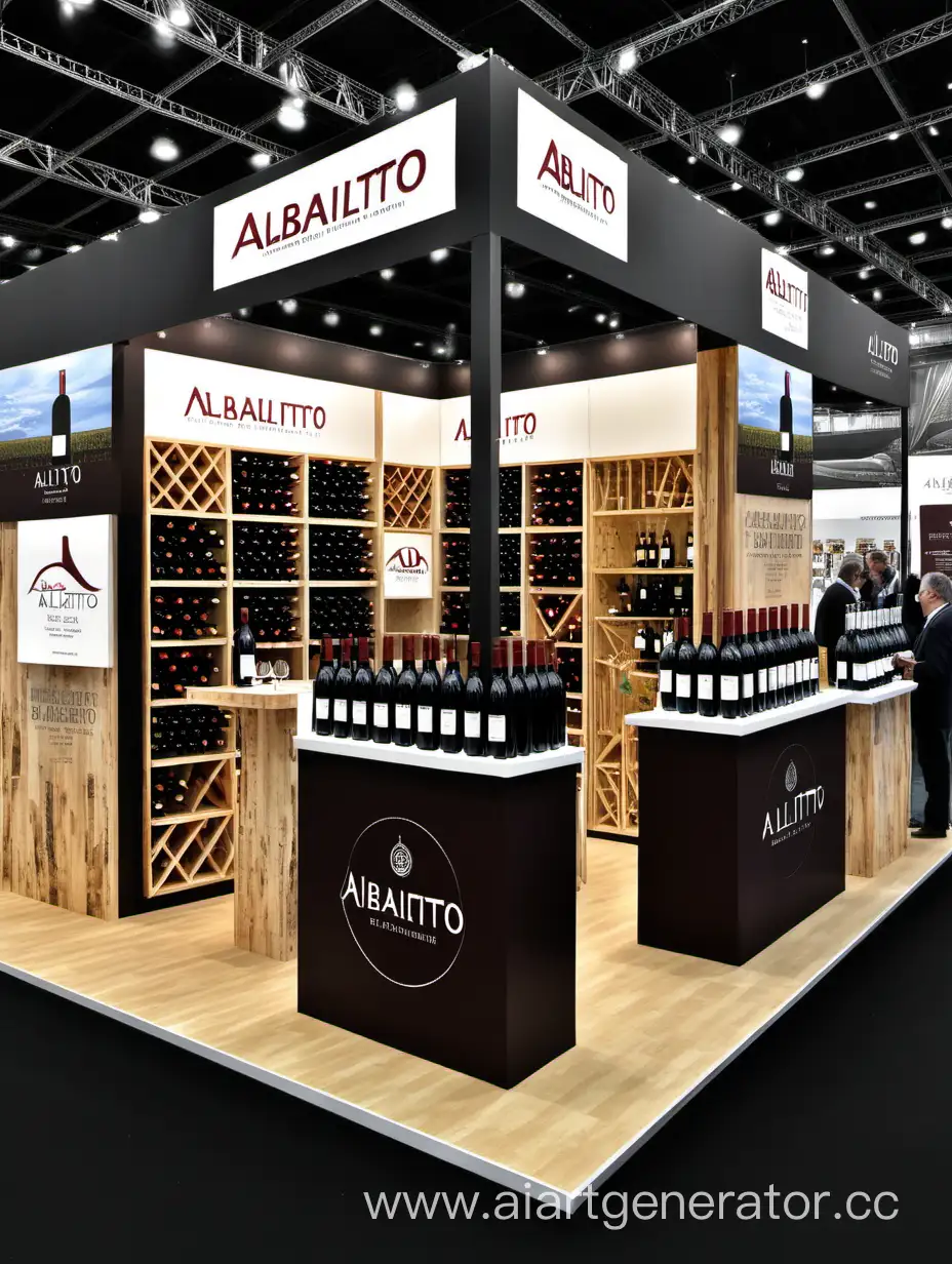 Albalitto exhibition stand wine