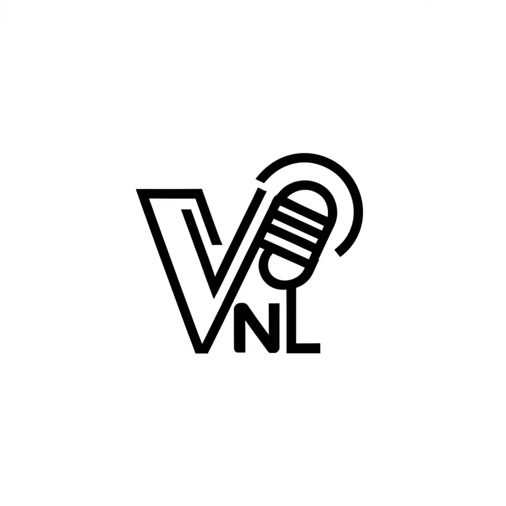 a logo design,with the text "VNL", main symbol:Hip Hop,Minimalistic,clear background