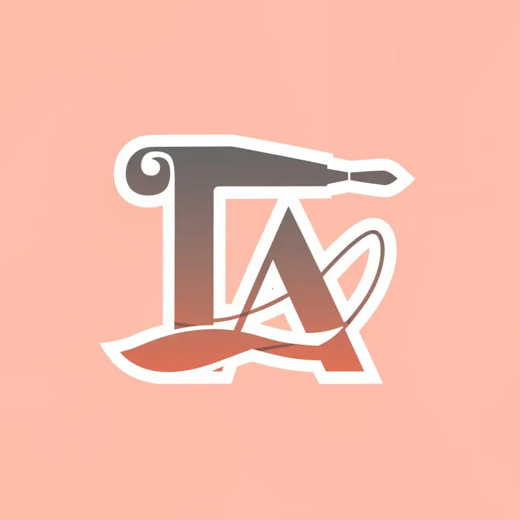 a logo design,with the text "IA", main symbol:Art,Moderate,clear background