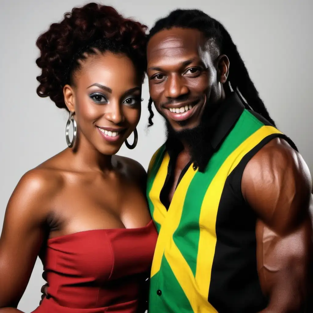 Jamaican beautiful man and woman

