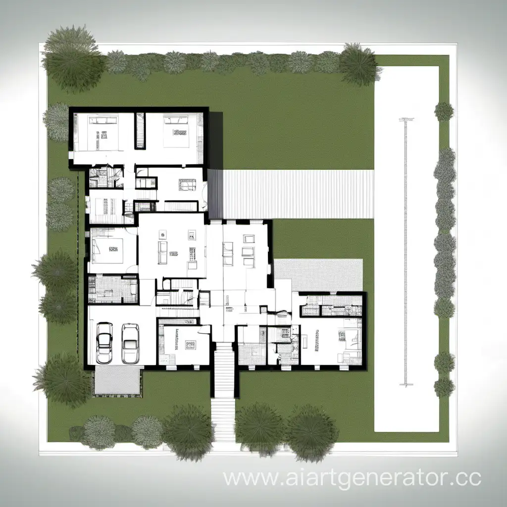 Architectural-Blueprint-of-House-Layout-Aerial-View