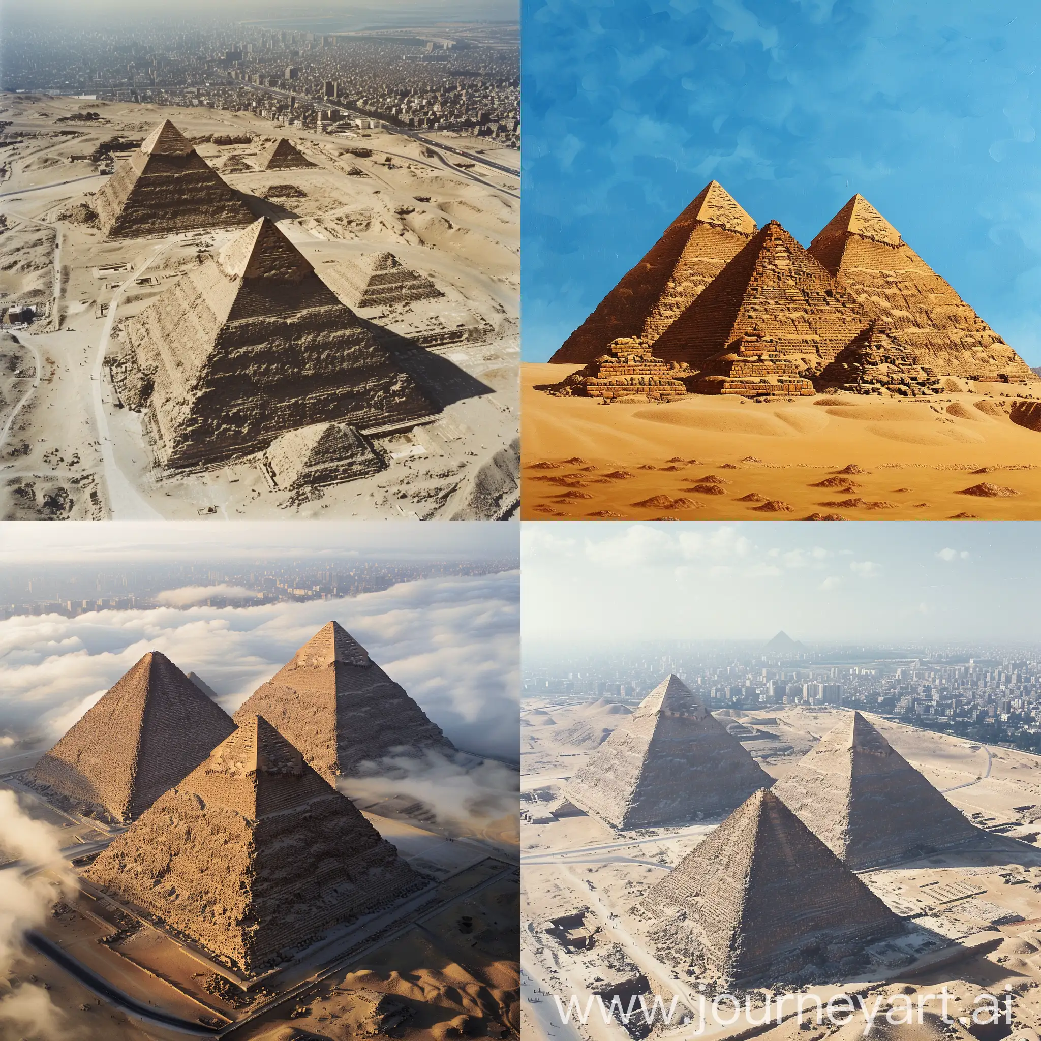 Majestic-Pyramids-in-the-Desert-Sunlight