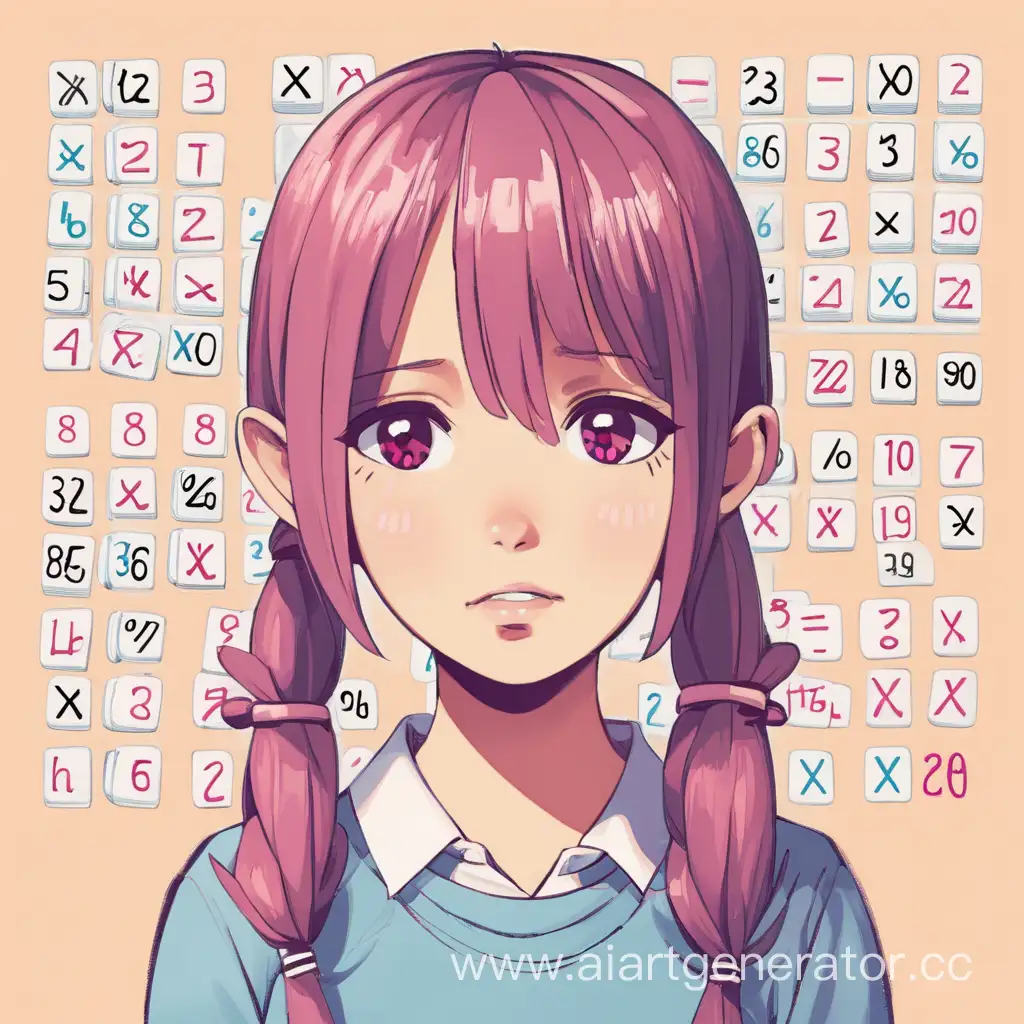 Young-Girl-Learning-Multiplication-Tables-with-Colorful-Visual-Aids