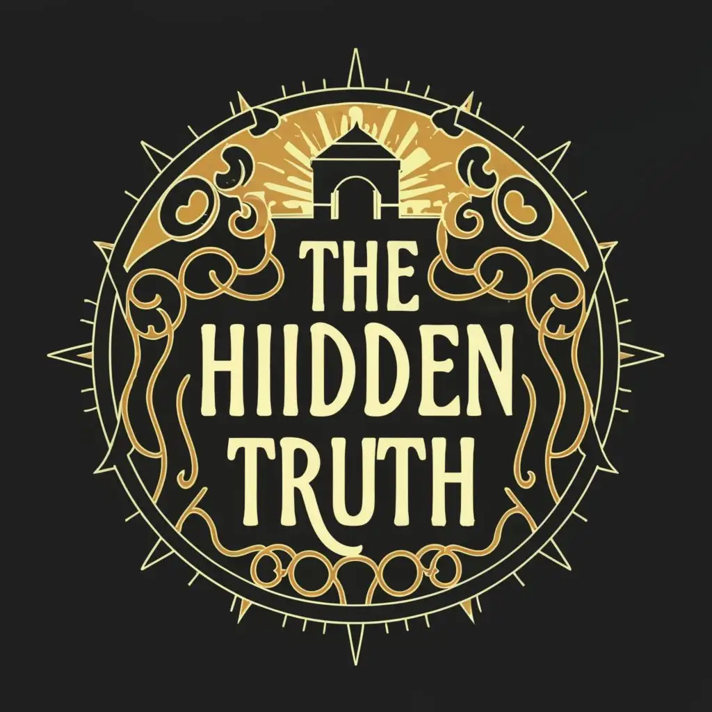 logo, the end of times, with the text "The Hidden Truth", typography, be used in Religious industry