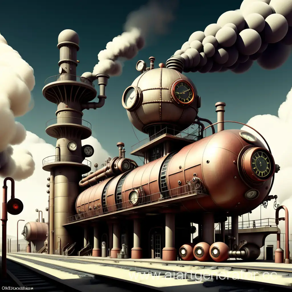 Steam-Punk-Atomic-Station-Exploration