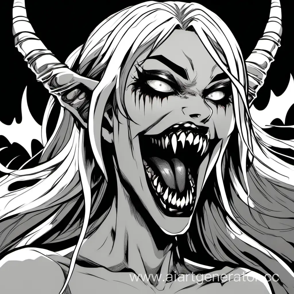 Sinister-Demon-Girl-with-Menacing-Grin-and-Outstretched-Tongue