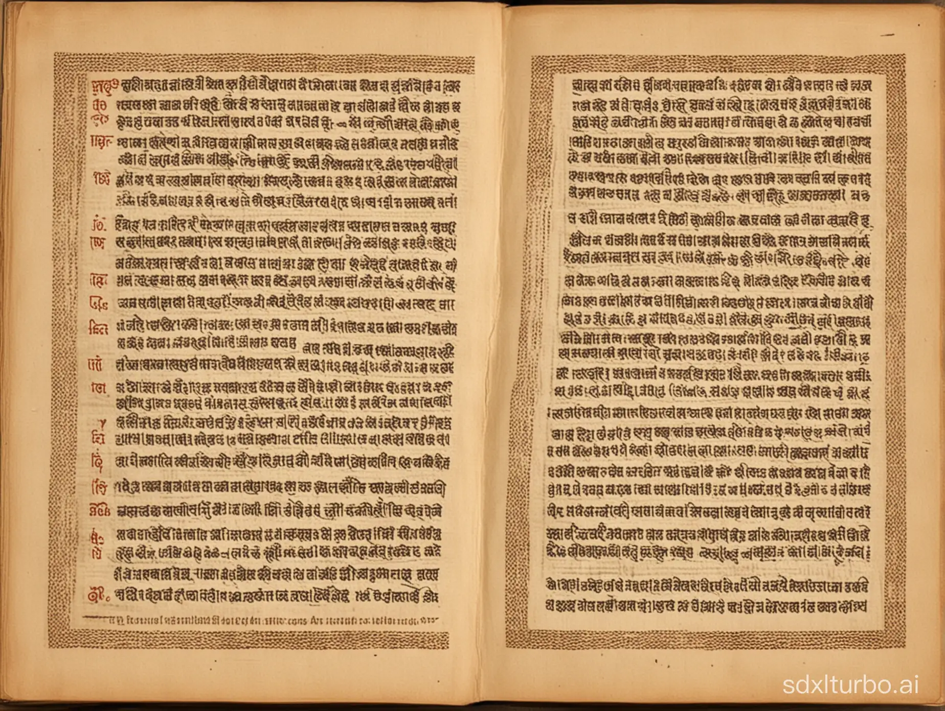 Indian Shastra old book
