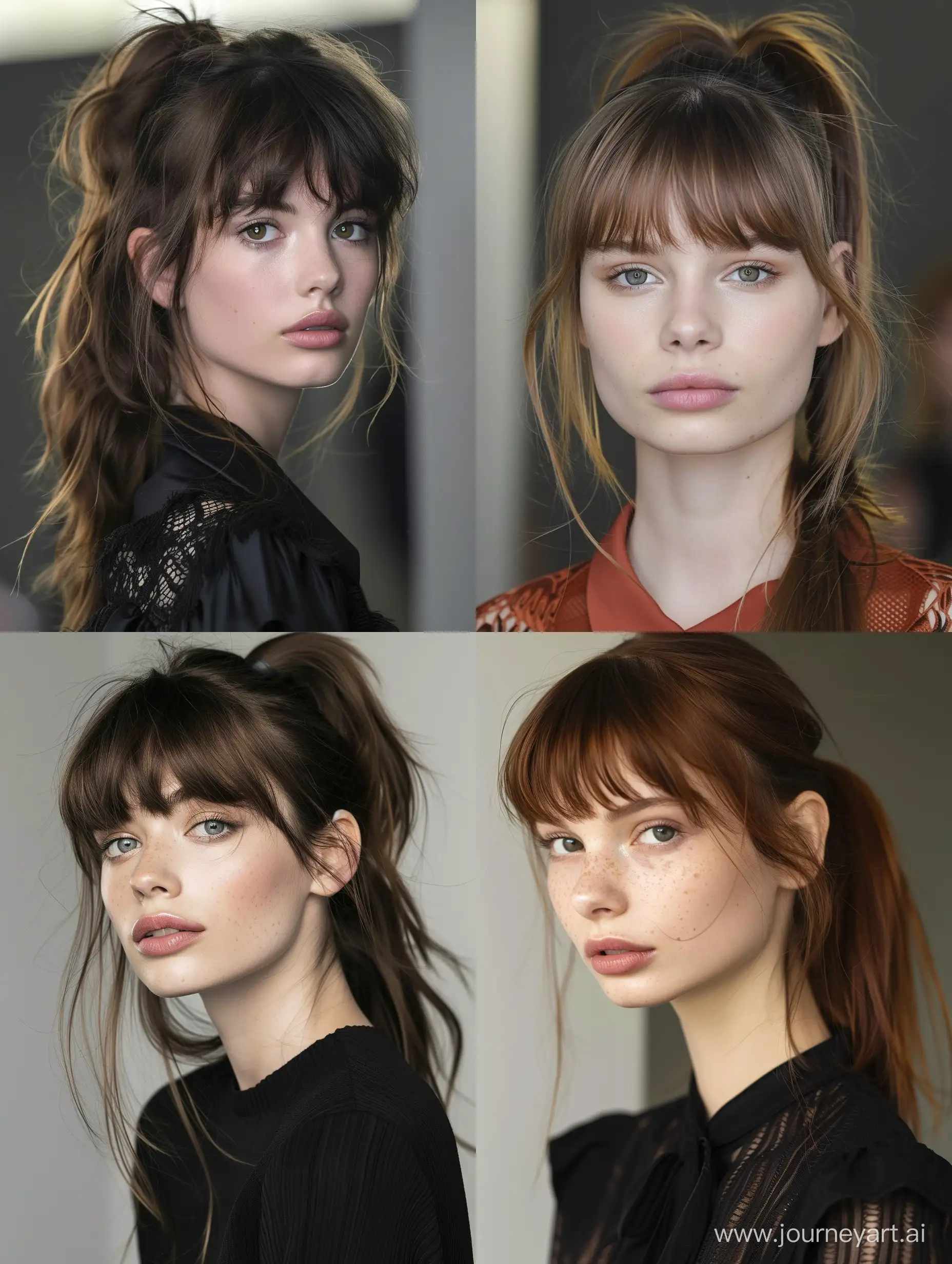 Chic-Ponytail-Hairstyles-with-Bangs-for-Women-2024