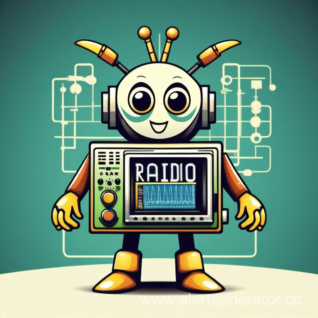 Radioelectronics-Festival-Mascot-Celebrating-Innovation-and-Technology