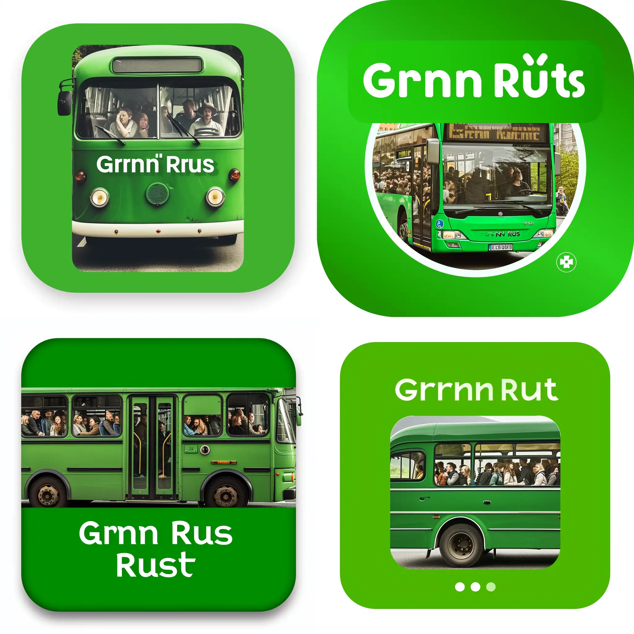 Grnn-Rute-App-Logo-Vibrant-Green-Background-with-Crowded-Green-Bus