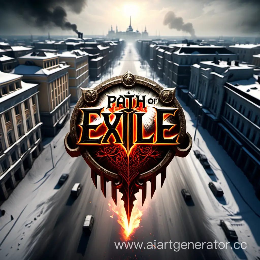 Path-of-Exile-Emblem-on-Voronezh-City-Revolution-Avenue