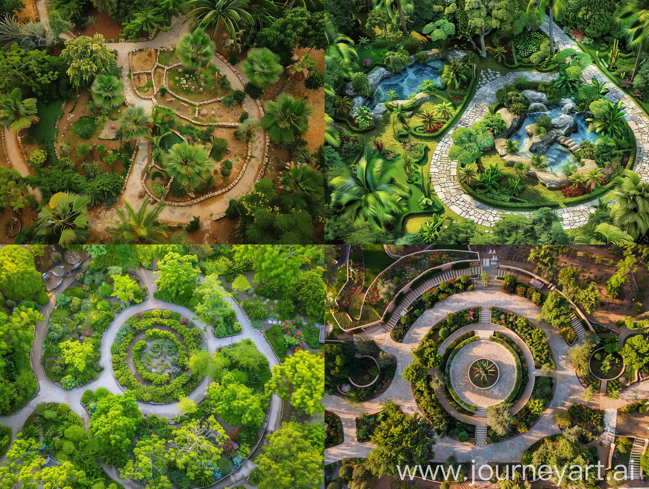 Garden of Eden aerial view 