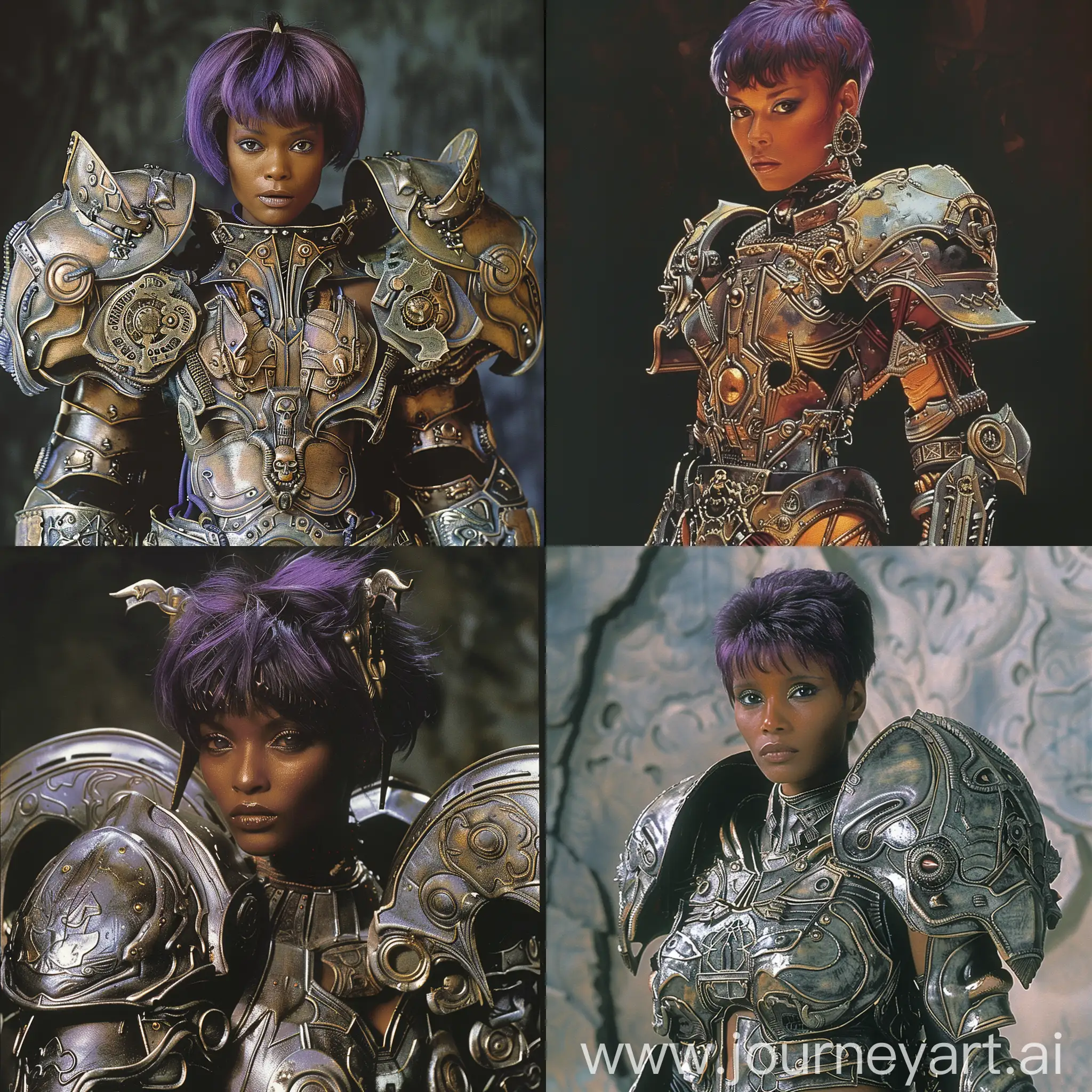 Warrior-Girl-in-Purple-Armor-by-Frank-Frazetta