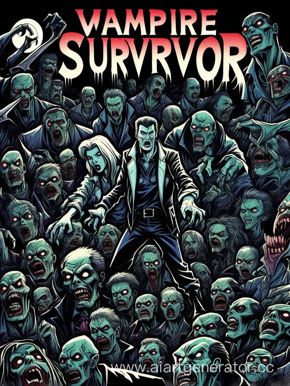 Vampire-Survivor-Battling-Monsters-in-Darksynth-Horror-Comic-Style