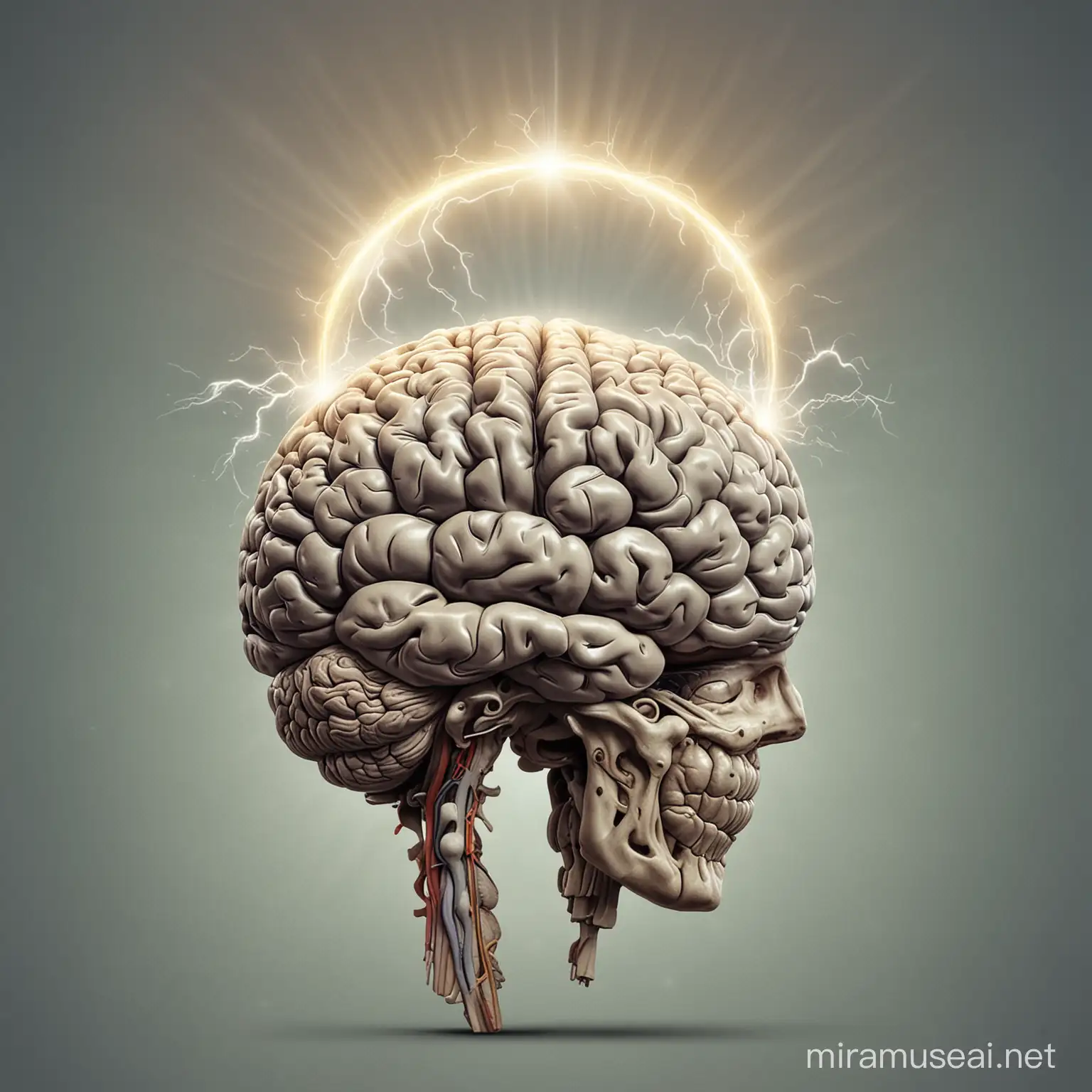 Enlightened Brain A Halo of Knowledge and Wisdom