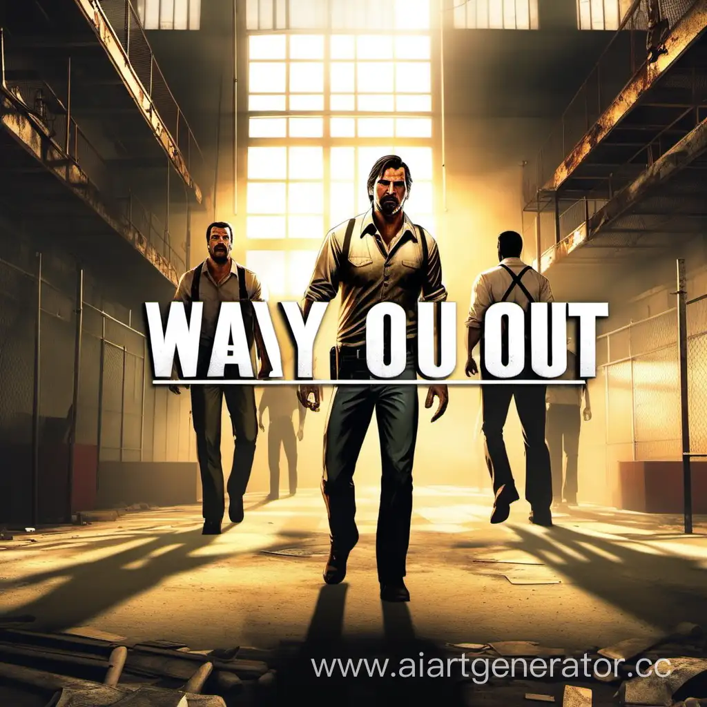 Сделай превью для стрима на ютубе по игре A Way Out
