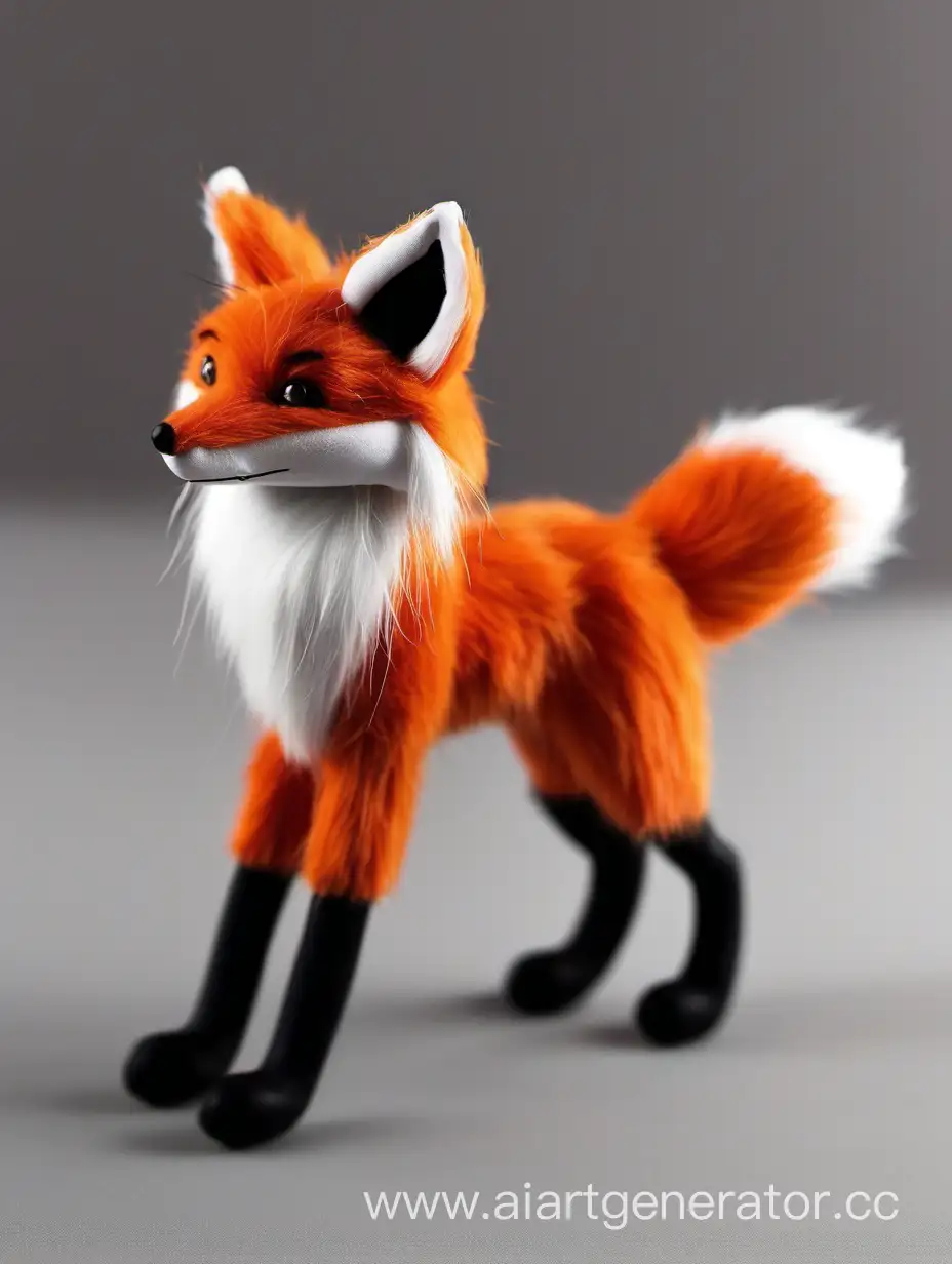 Playful-Furry-Fox-Enjoying-a-Whimsical-Forest-Adventure
