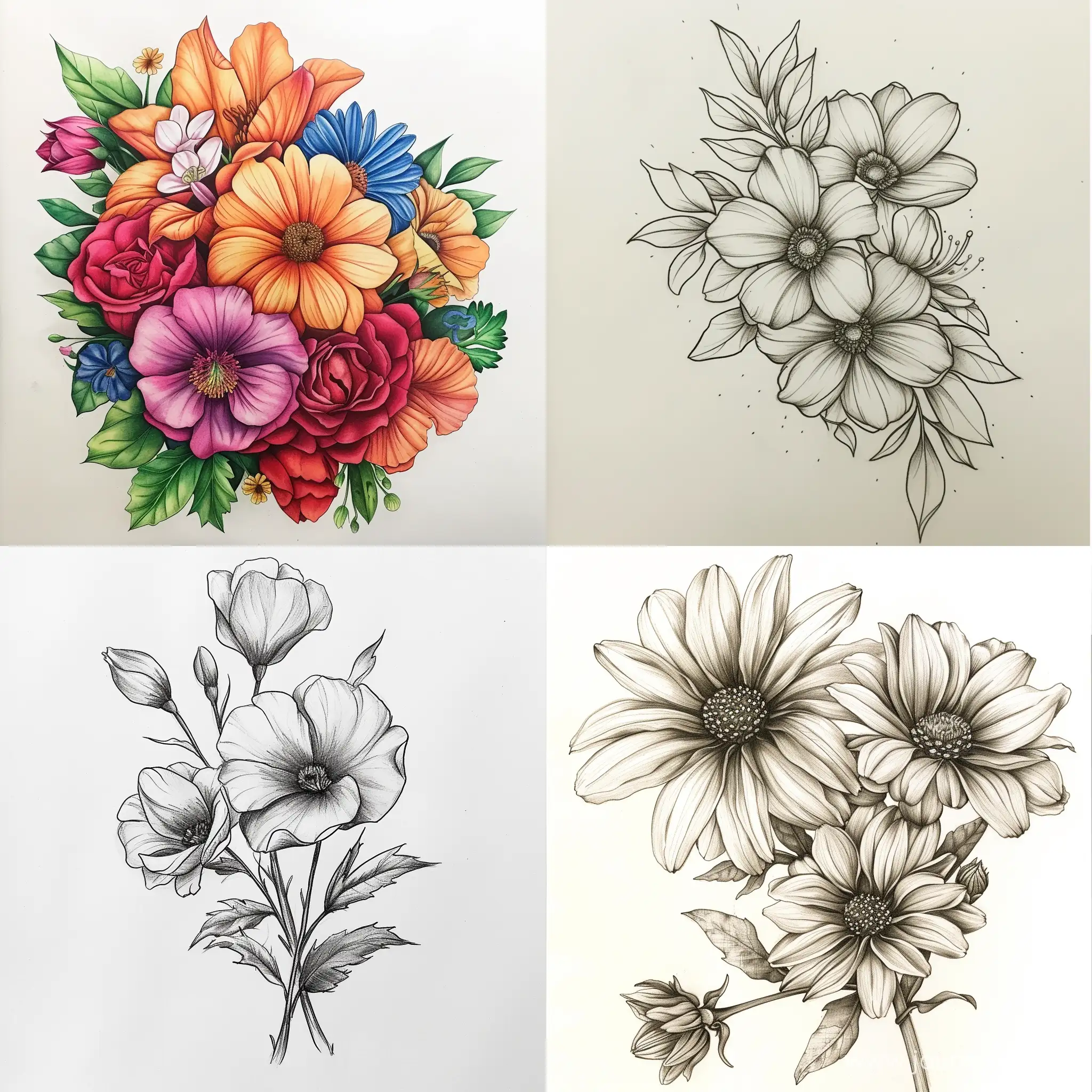 Vibrant-Bouquet-of-6-Flowers-Square-Aspect-Ratio-11