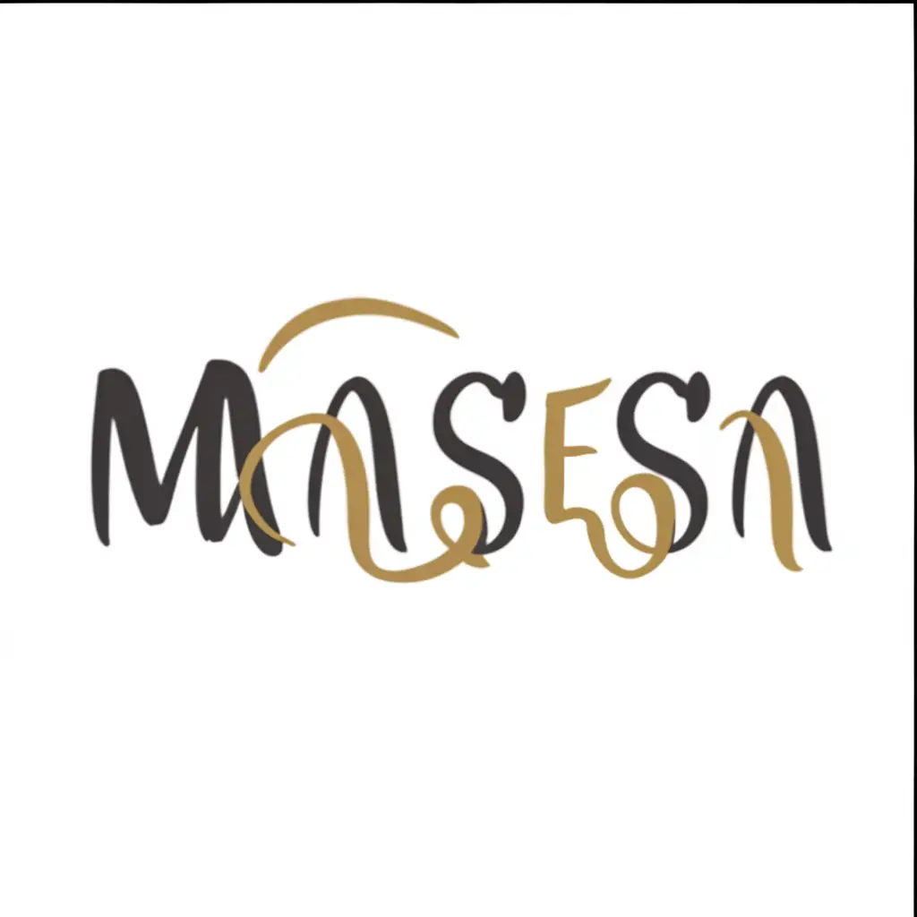 a logo design,with the text "MASESA", main symbol:Font,Moderate,clear background