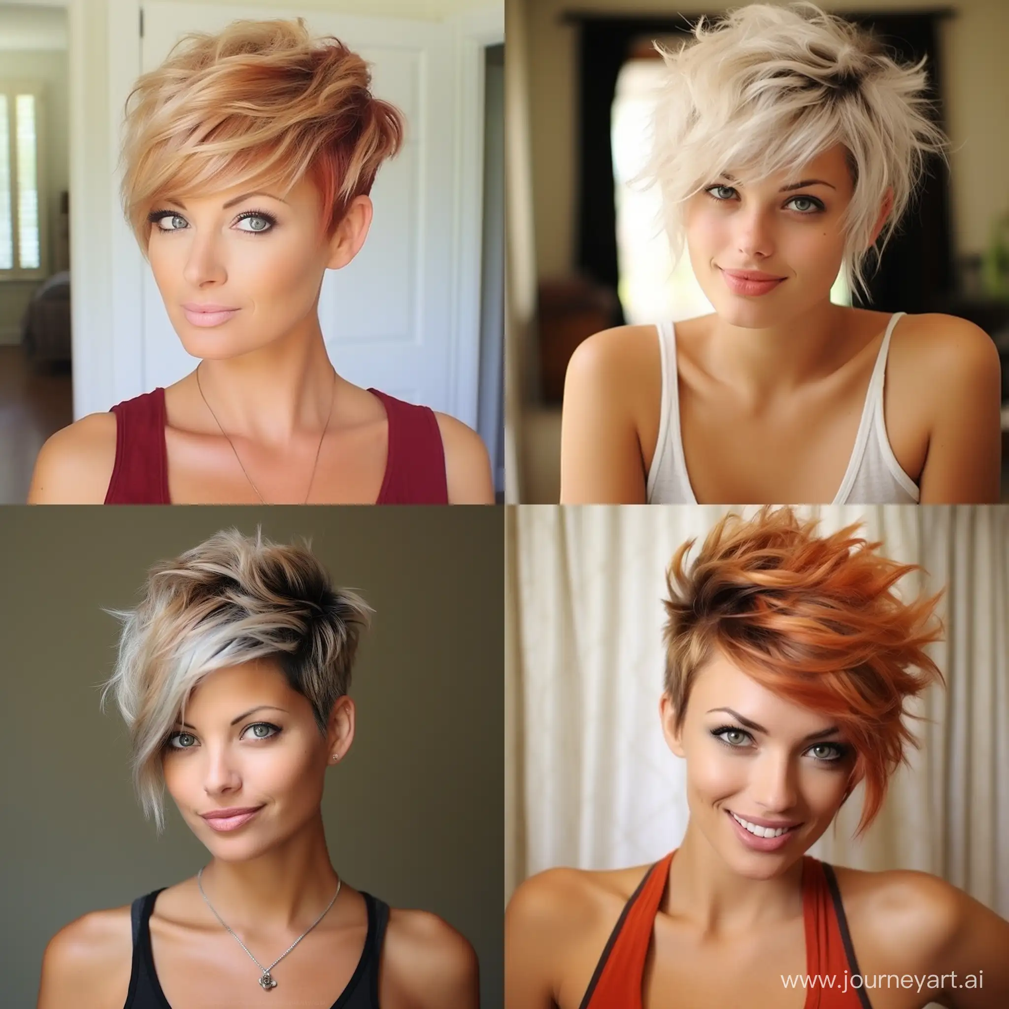 short funky hairstyles for women over 40