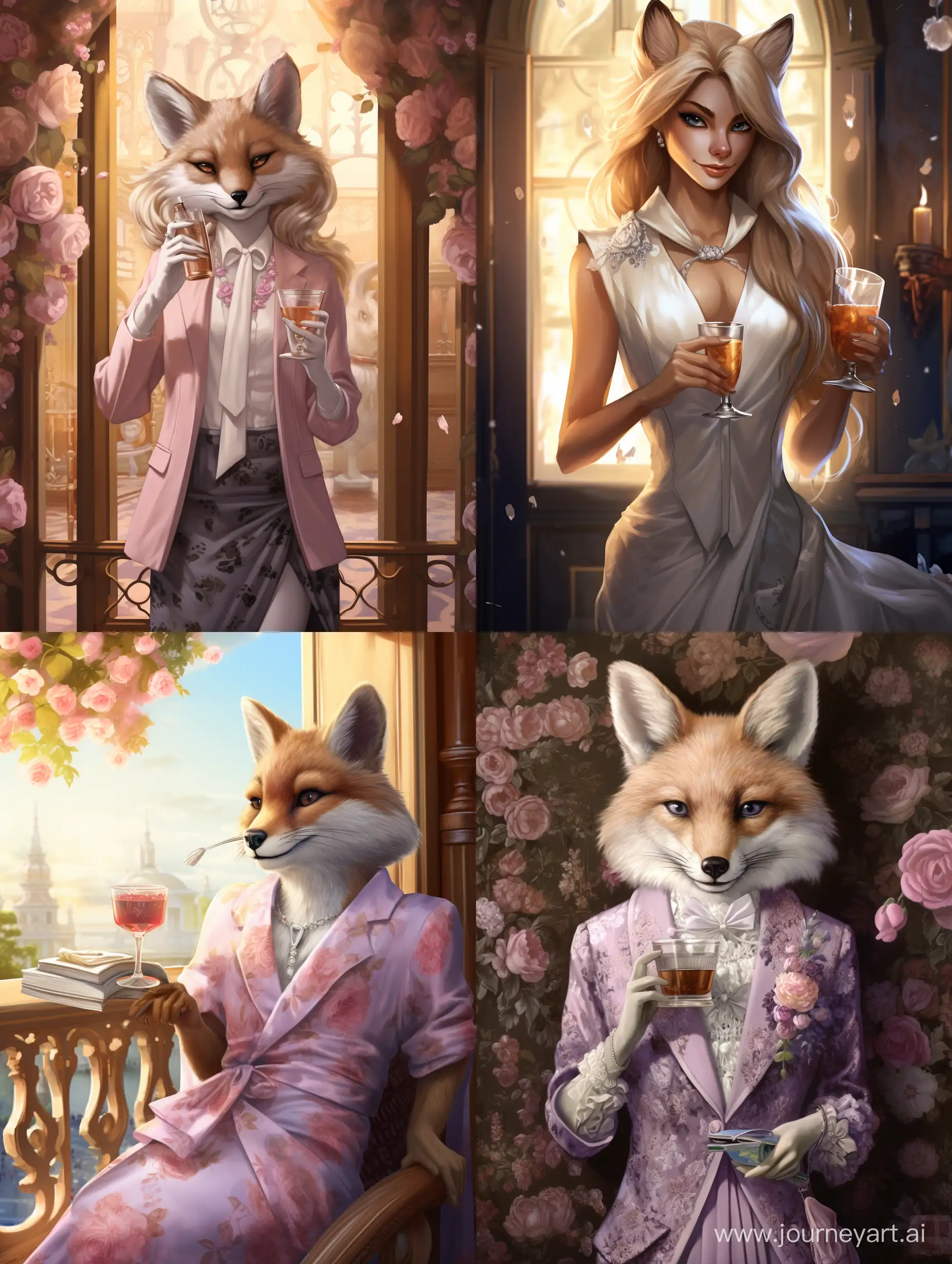 Elegant-Fox-in-Stylish-Attire-with-Perfume-in-Hand-Realistic-34-Art