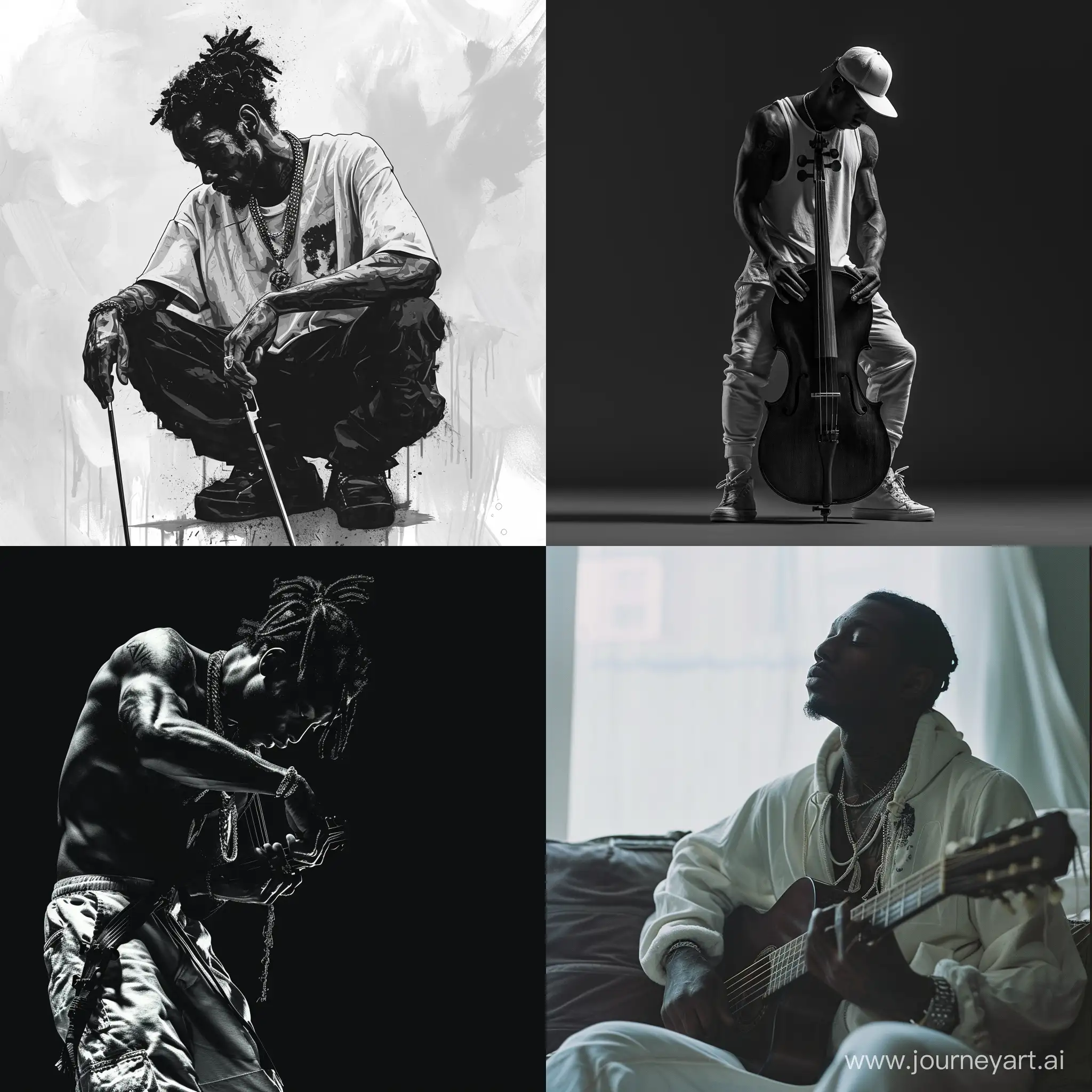 Versatile-Rapper-Embraces-Strings-in-Vibrant-Visuals