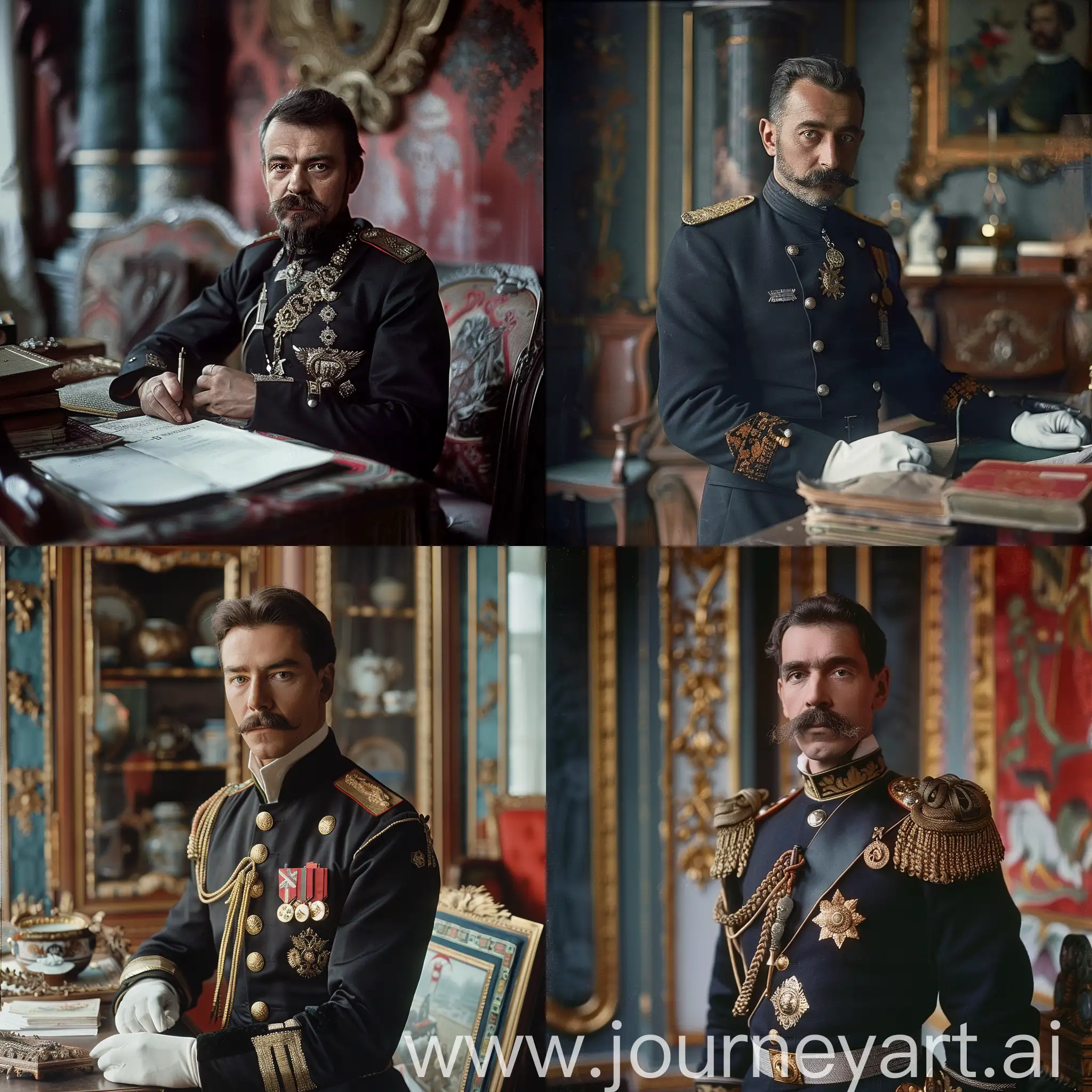 Tsarist-Official-in-Imperial-Russia-Portrait