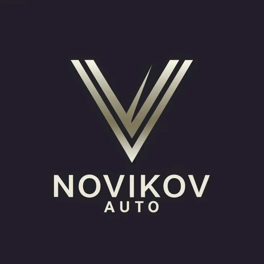 a logo design,with the text "NovikoV  Auto", main symbol:car,Moderate,be used in Automotive industry,clear background